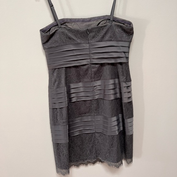 Grey Lace bustier bodycon minidress - Picture 2 of 4